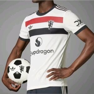Adidas Manchester United 24/25 Authentic. Soccer Jersey ..Men's Size 2XL